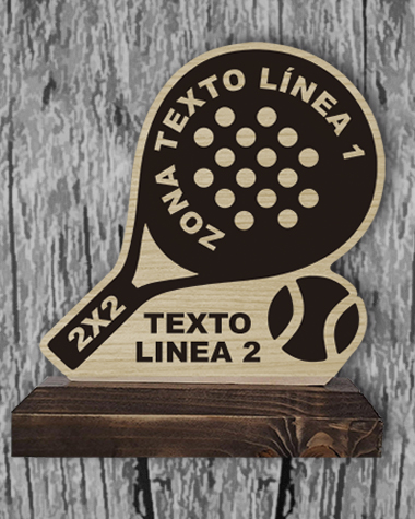 Trofeo de Madera tr30