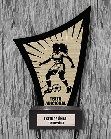 Trofeo de madera tr24