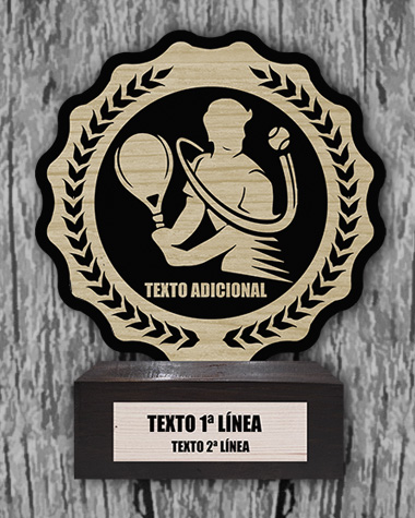 Trofeo de Madera tr32