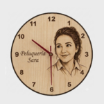 Regalos de madera reloj personalizado